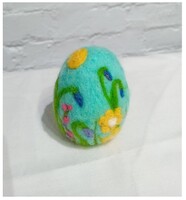 Needle felt a colourful Egg NEW