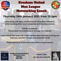 Non League Networking Lunch @ Evesham United