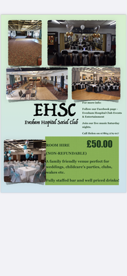 EHSC Venue Hire